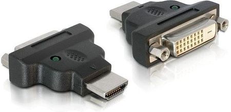 DELOCK ADAPTER HDMI(M)->DVI-D(F)(24+1) DUAL LINK CZARNY (Z08461)