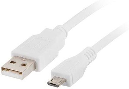 LANBERG KABEL USB MICRO(M)->USB-A(M) 2.0 3M BIAŁY (Z24390)