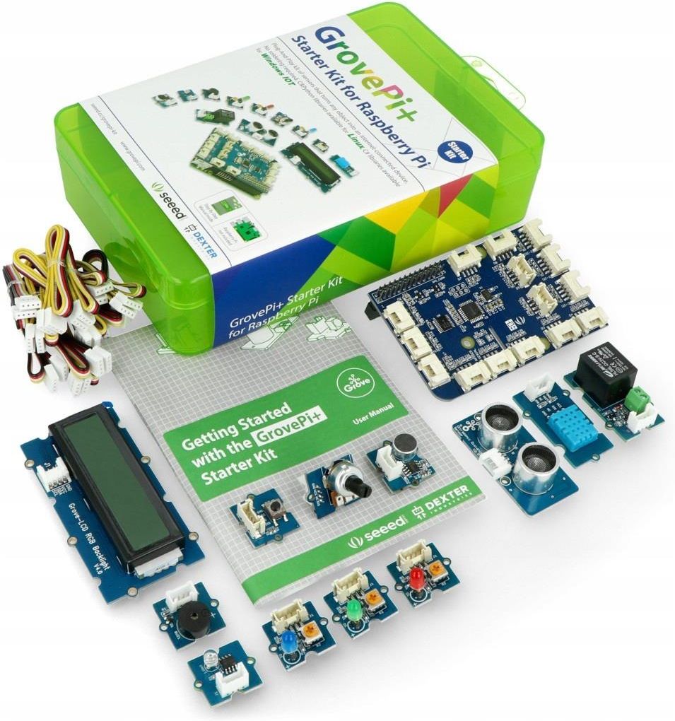 Mikrokontroler Grove Pi+ Plus StarterKit dla Raspberry Pi - Opinie i ...