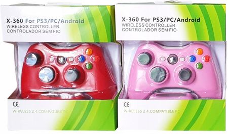 BEZPRZEWODOWY GAMEPAD XBOX 360 PC DUAL SHOCK PAD czarny - Omna