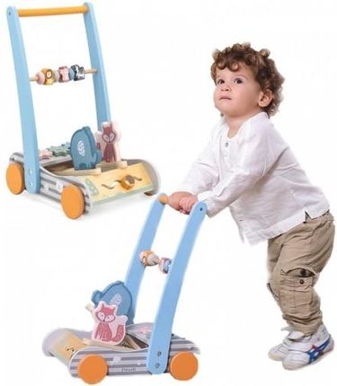 Viga Toys Polarb Drewniany Pchacz Chodzik Dla Dzieci Zwierzęta