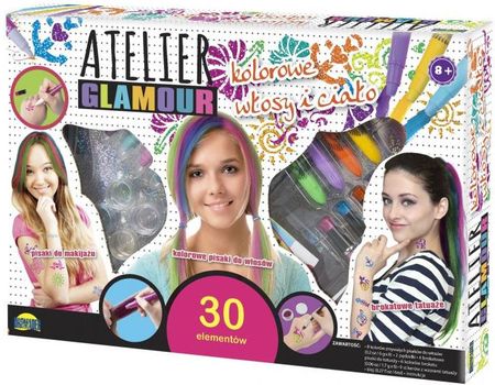 Dromader Zestaw Kosmetyków Atelier Glamour Kolorowe Włosy I Ciało