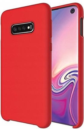 Beline Etui Silicone Samsung S10 G973 Czerwony/Red (12734974318)