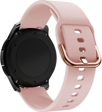 Hurtel Silicone Strap Tys Opaska Do Smartwatcha Zegarka Uniwersalna 20Mm Różowy (106378)