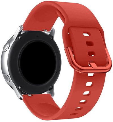 Hurtel Silicone Strap Tys Opaska Do Smartwatcha Zegarka Uniwersalna 20Mm Czerwony (106380)