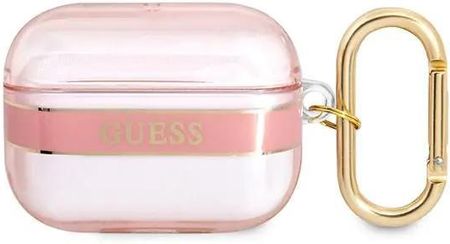 Apple Guess Guaphhtsp Airpods Pro Cover Różowy/Pink Strap Collection (498573)