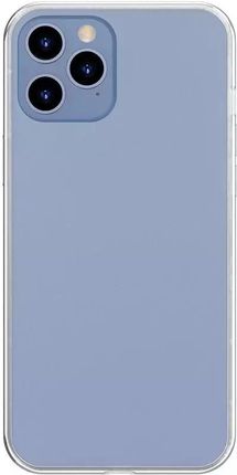 Baseus Frosted Glass Case Sztywne Etui Z Elastyczną Ramką Iphone 12 Pro Max Biały (Wiapiph67N-Ws02) (55454)
