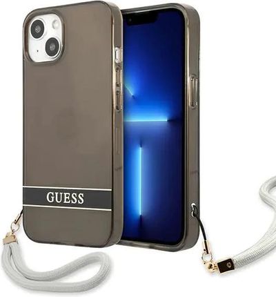 Apple Guess Guhcp13Shtsgsk Iphone 13 Mini 5,4" Czarny/Black Hardcase Translucent Stap (419629)