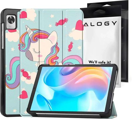 Etui Na Tablet Z Klapką Alogy Book Cover Do Galaxy Tab A8 2021 Sm-X200/Sm-X205 Jednorożec (810325)
