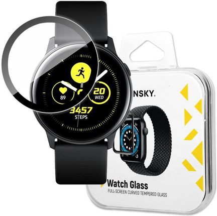 Wozinsky Watch Glass Hybrydowe Szkło Do Samsung Galaxy Watch Active Czarny (95693)