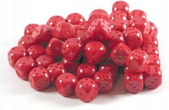 Zdjęcie Kostki do Gra plastik standard - czerwona - 100 szt. - Jeziorany