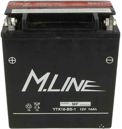 Batterie YTX16-BS-1 AGM 12 Volts 14Ah - GILERA GP 800cc de 2008 à 2014