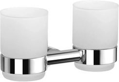 Zdjęcie Ferro GRACE szklanka podwójna szkło mrożone/chrom (AC04) - Stryków