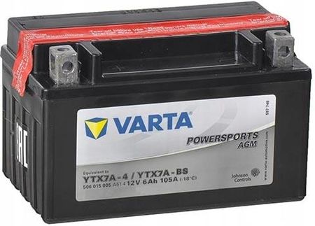 Varta Akumulator Ytx7A-Bs 12N7E-B 6Mf6 506015005A514