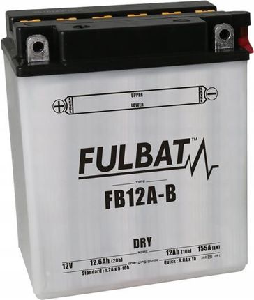 Fulbat Akumulator Yb12A-B 12V 12.6Ah 155A FB12A-B