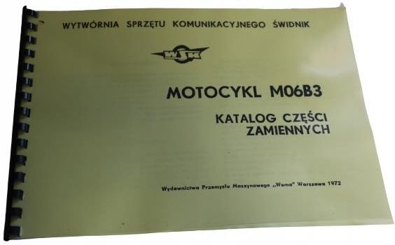 Części Motocyklowe Moto Sell Katalog Części Ch Wsk M06b3 125 B3 88188 Opinie I Ceny Na Ceneopl 1934