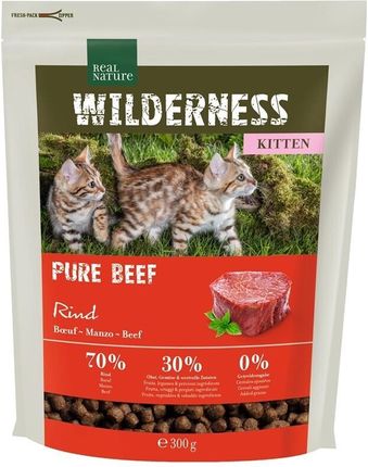 Real Nature Wilderness Pure Beef Kitten 300g