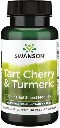 Swanson Health Products Tart Cherry I Turmeric 60kaps