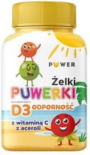 Zdjęcie Puwer Puwerki D3 Odporność z witaminą C aceroli żelki 50szt. - Łagów