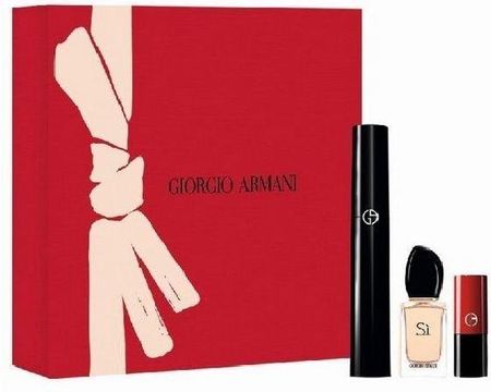 Giorgio Armani Zestaw - Mascara Eyes to Kill Classico 10 ml + Si EDP 7 ml + LP 1.4 g