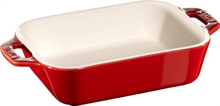 Staub Cooking - Prostokątny Półmisek Ceramiczny 400 Ml, Czerwony (405111390)