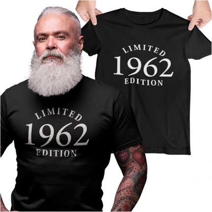 Koszulka na 60 sześćdziesiąte urodziny z napisem 1962 Limited Edition