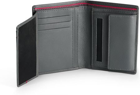 Portfel męski Valentini Black&Red Diamond 266 szary - zdjęcie 2