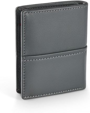 Portfel męski Valentini Black&Red Diamond 266 szary - zdjęcie 3