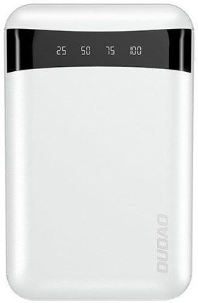 Dudao przenośny power bank USB 10000mAh biały (K3Pro mini)