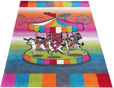Dywany Turpol Dywan Dla Dzieci Katarynka 116 Różowy Mondo Kids 200x200cm