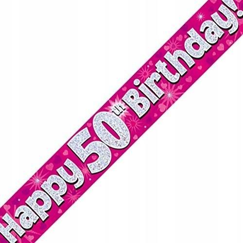 Oaktree UK Striscione Per Feste Viola – 80° Compleanno, Banner Decorativo, Solo Per Uso Ornamentale
