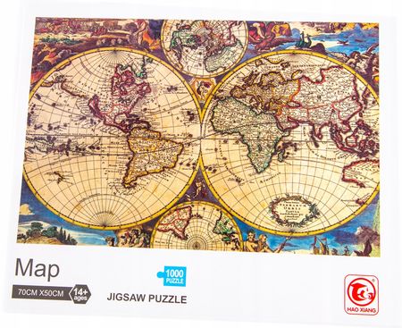 Midex Puzzle 1000El. Historyczna Mapa Świata