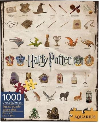 Aquarius Puzzle Infografika Harry Potter 1000El.