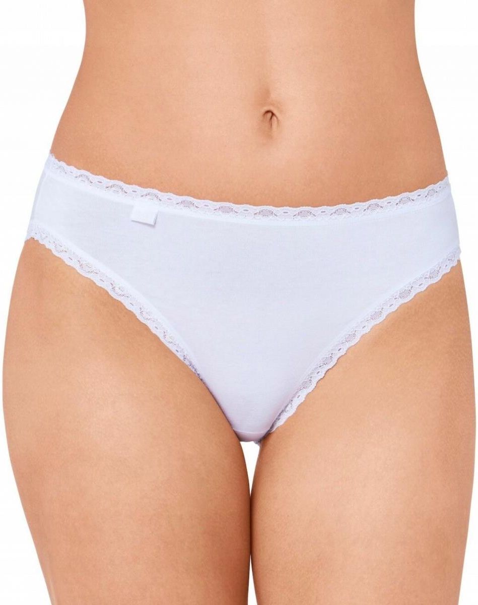 Dámské kalhotky Sloggi 24/7 Cotton Lace Midi C3P bílé - Luxusní prádlo.cz