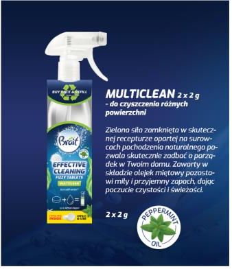 Brait Effective Cleaning MULTI 2x2g Butelka ZIEL