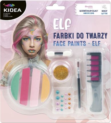 Kidea Farbki Do Malowania Twarzy Ciała I Włosów Elf Buzi Fdtzeka