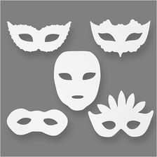 Zdjęcie Maski Papierowe Maskarada 16Szt. 95216 - Ogrodzieniec