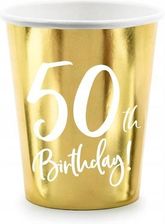 Zdjęcie Kubeczki 50Th Birthday Złote 220Ml 6Szt. - Tczew