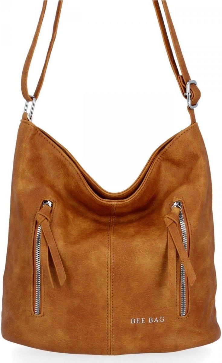 BEE BAG Uniwersalne Torebki Damskie Listonoszki Monica Jasno Ruda ...