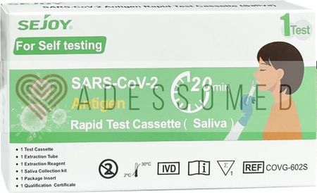 SEJOY SARS -COV-2 ANTIGEN RAPID TEST- szybki domowy test ze śliny