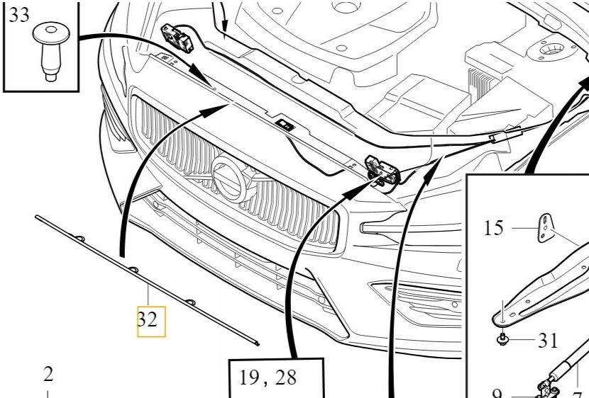 Zderzak Do Kupienia Volvo S60 Iii V60 Ii Uszczelka Maski Zderzaka Przo 32277230 Opinie I Ceny