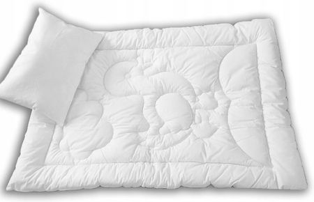 Komplet kołdra poduszka dziecięca łóżeczko 90x120