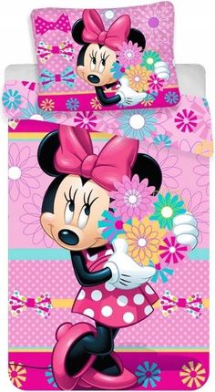 Disney Pościel 140X200 Myszka Miki Mickey Mini Minnie