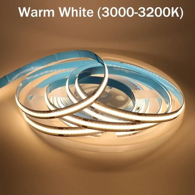 Elastyczna taśma 900 led FCOB 70W/5mb barwa Biała ciepła (ok 3000k ...