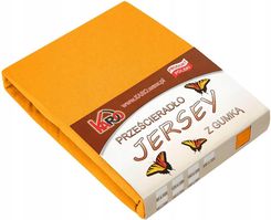 Zdjęcie Karo Prześcieradło Jersey Z Gumką 160X200 Pomarańczowe - Sulejówek