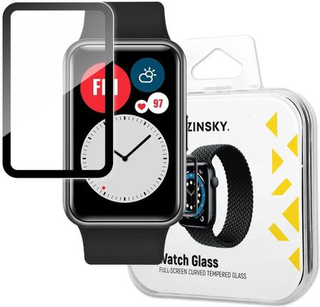 Wozinsky Watch Glass Hybrydowe Szkło Do Huawei Watch Fit Czarny (95715)