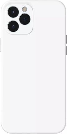 Baseus Liquid Silica Gel Case Elastyczne Żelowe Etui Iphone 12 Pro Biały (Wiapiph61P-Yt02) (54111)