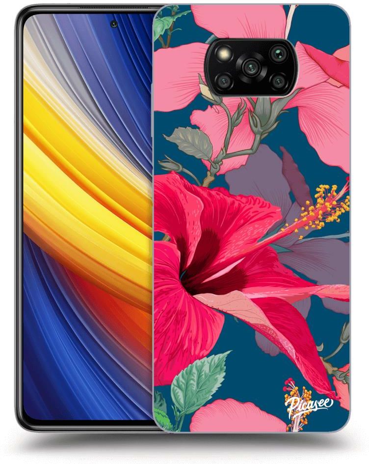 Silikonowe Przeźroczyste Etui Na Xiaomi Poco X3 Pro Hibiscus 2220010217 Etui Na Telefon 9925