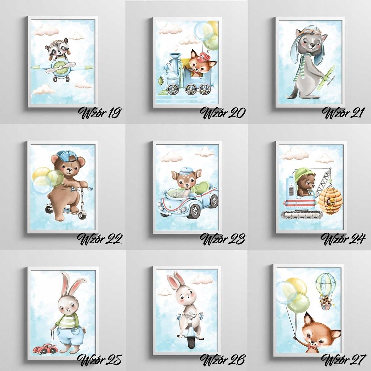 Plakat A4 Urodziny Chrzest Roczek Prezent + Imię - zdjęcie 9 Plakat A4 Urodziny Chrzest Roczek Prezent + Imię
