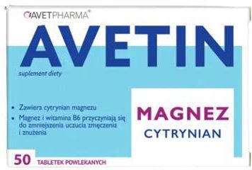 Avetin Magnez Cytrynian 50 tabl
